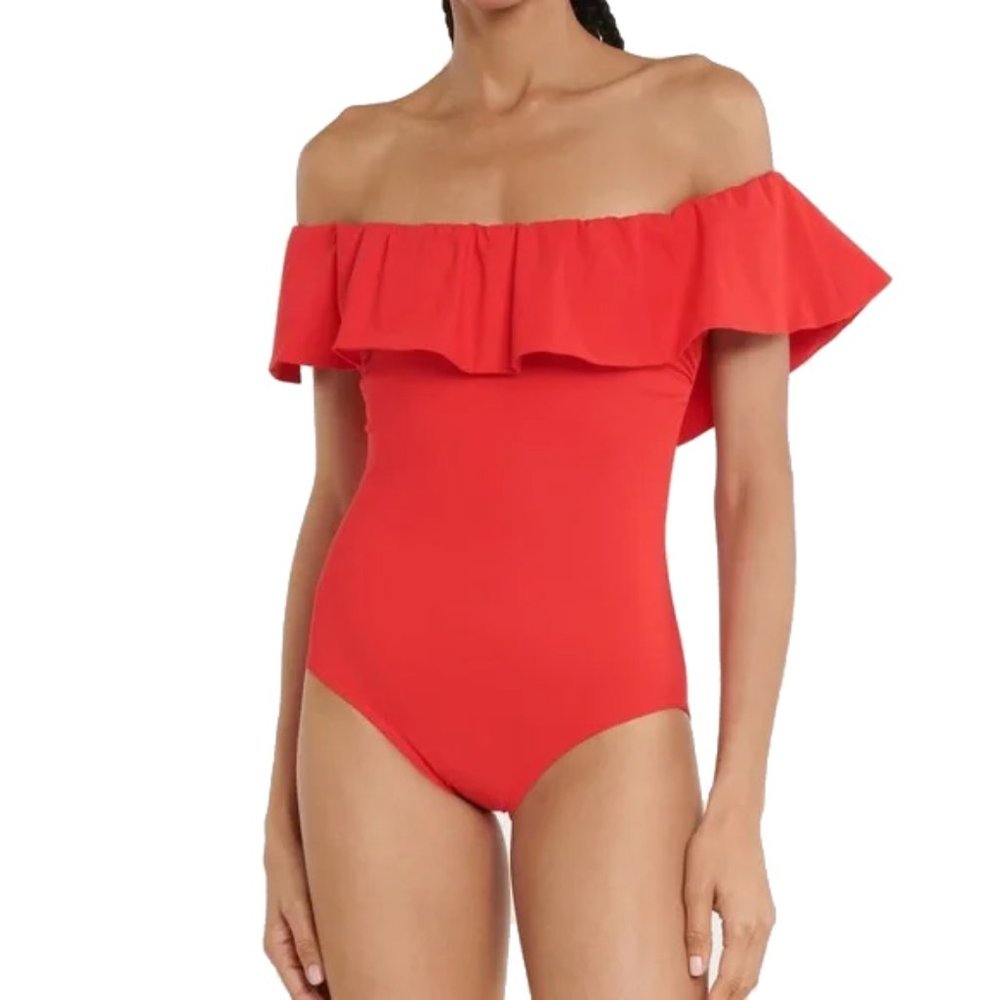 43. $70 EXPRESS Off-The Shoulder Bodysuit Size M